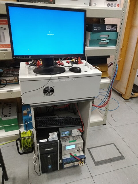 computer and testing equipment